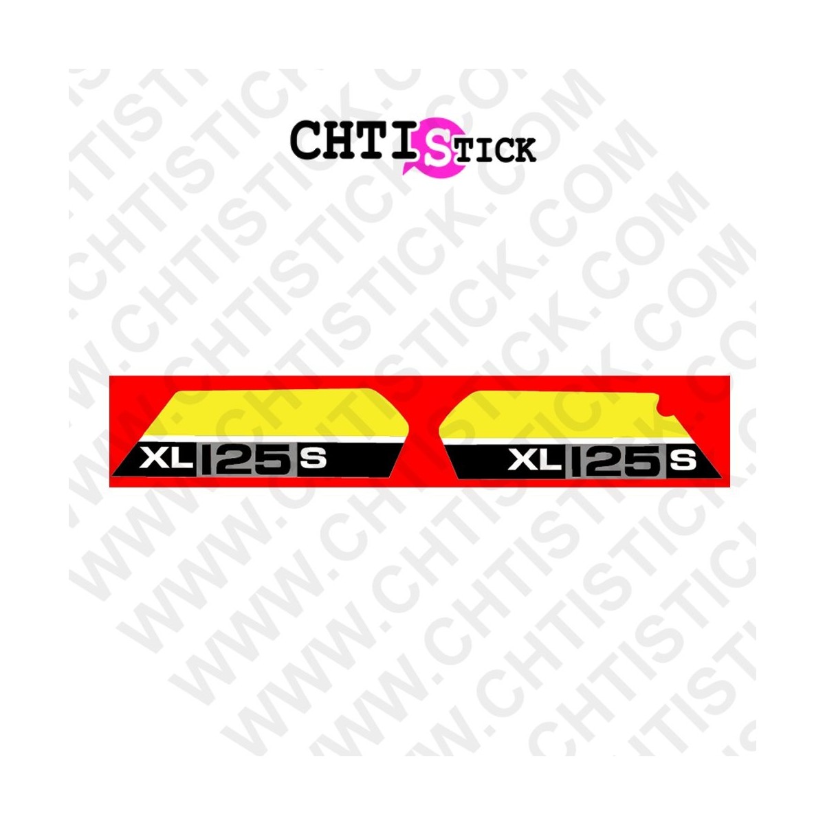 AUTOCOLLANT HONDA 125 XLS 79 C