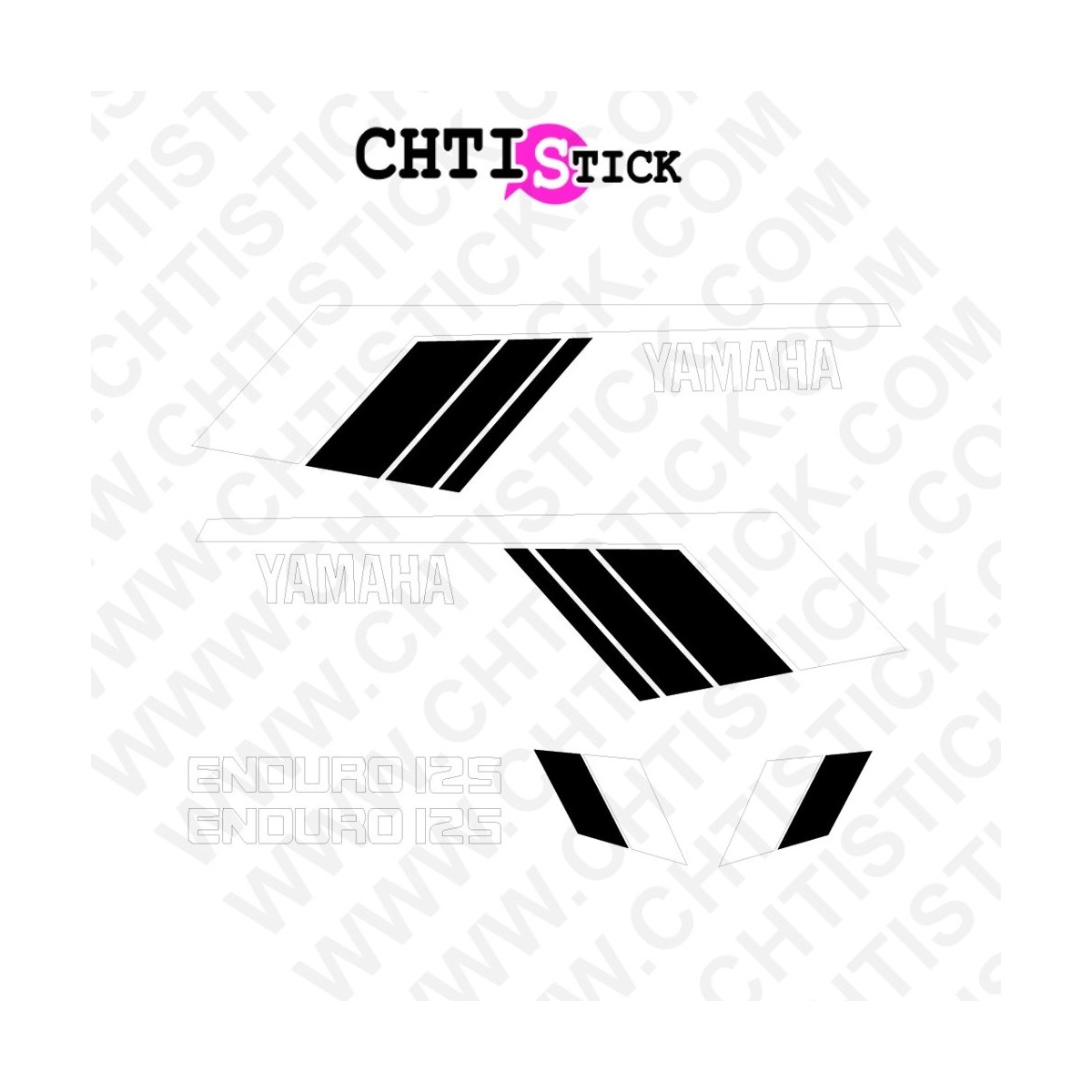 STICKERS YAMAHA 125 DTMX 79 BN