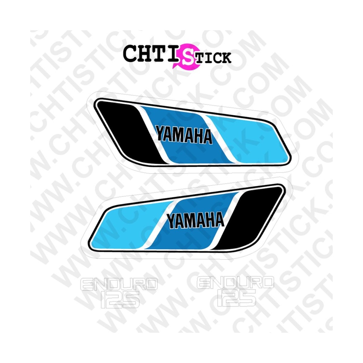 STICKERS YAMAHA 125 DTMX 77 B