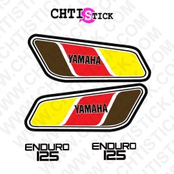 STICKERS YAMAHA 125 DTMX 77 M