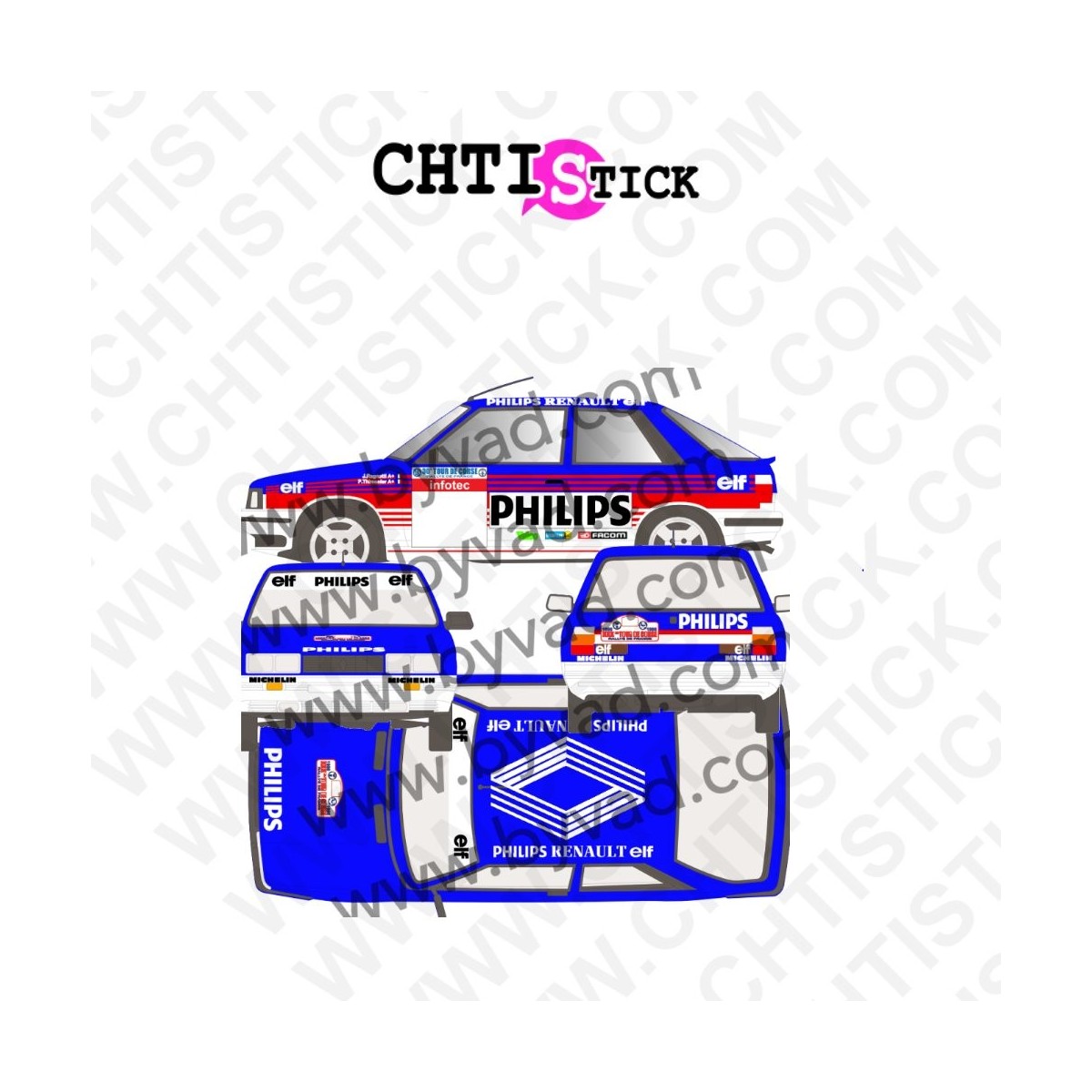 chtistick Kit déco R11 Turbo JRagnotti