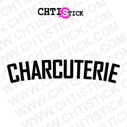 chtistick LETTRAGE VITRINE CHARCUTERIE