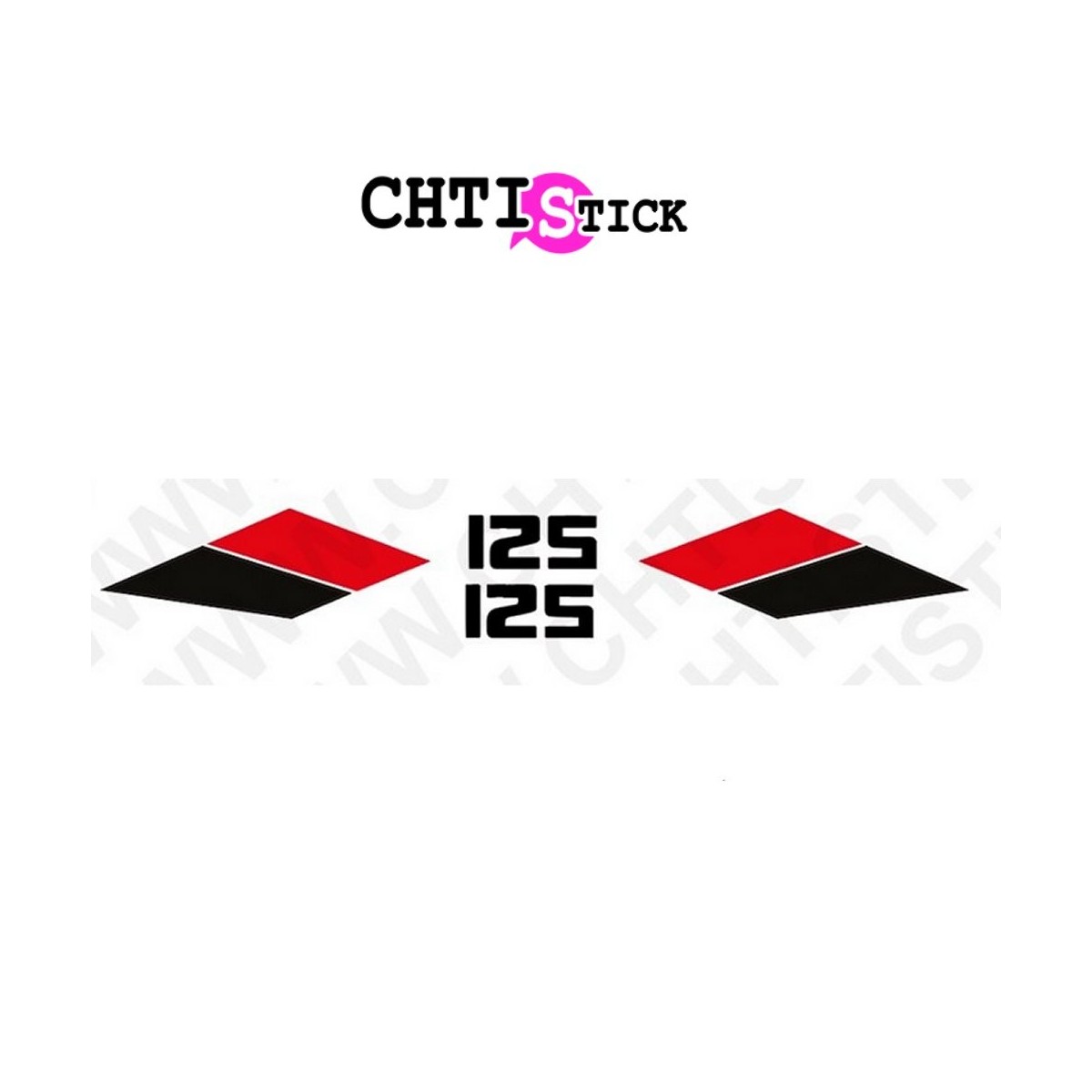 STICKERS YAMAHA 125 DTMX 80 CNR