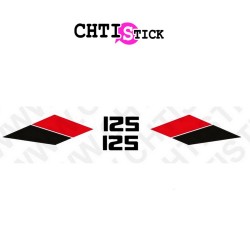 STICKERS YAMAHA 125 DTMX 80 CNR