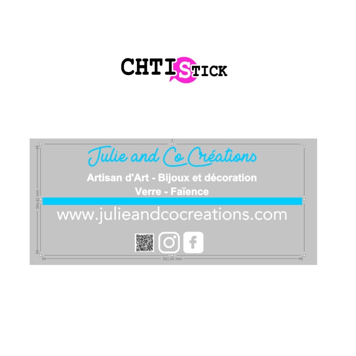 chtistick FLOCAGE JULIE AND CO CREATIONS