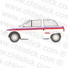 Autocollants AX monte carlo