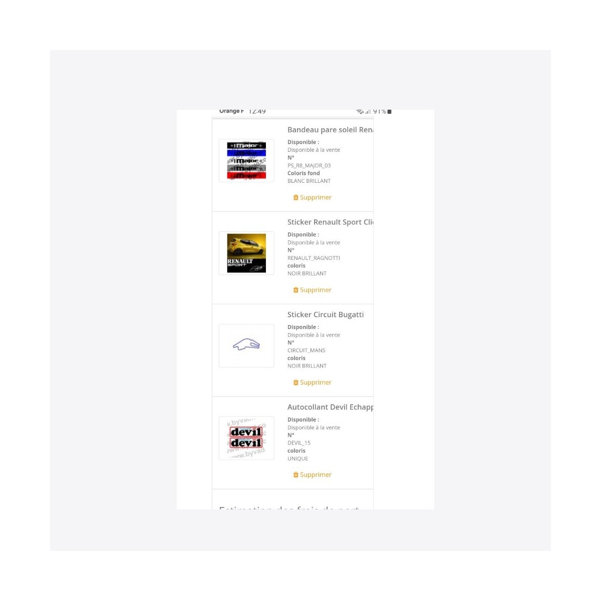 chtistick Autocollants sponsors clients