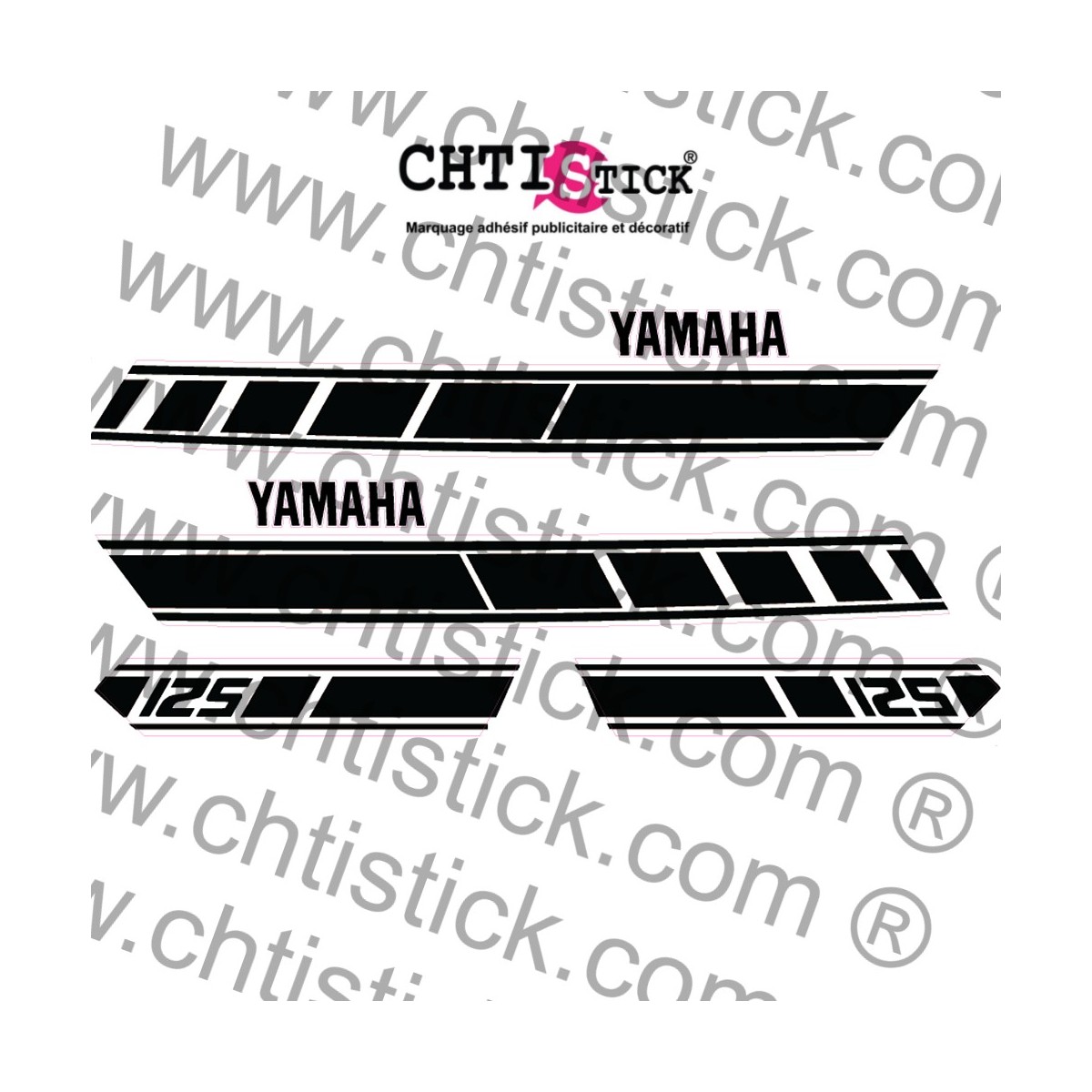 Stickers YAMAHA 125 RDX 1977 