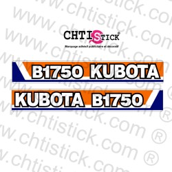 AUTOCOLLANT TACTEUR KUBOTA B1750