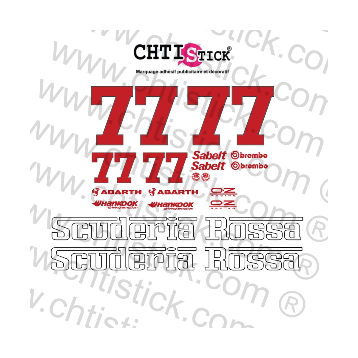 chtistick Autocollant client Mr Beury