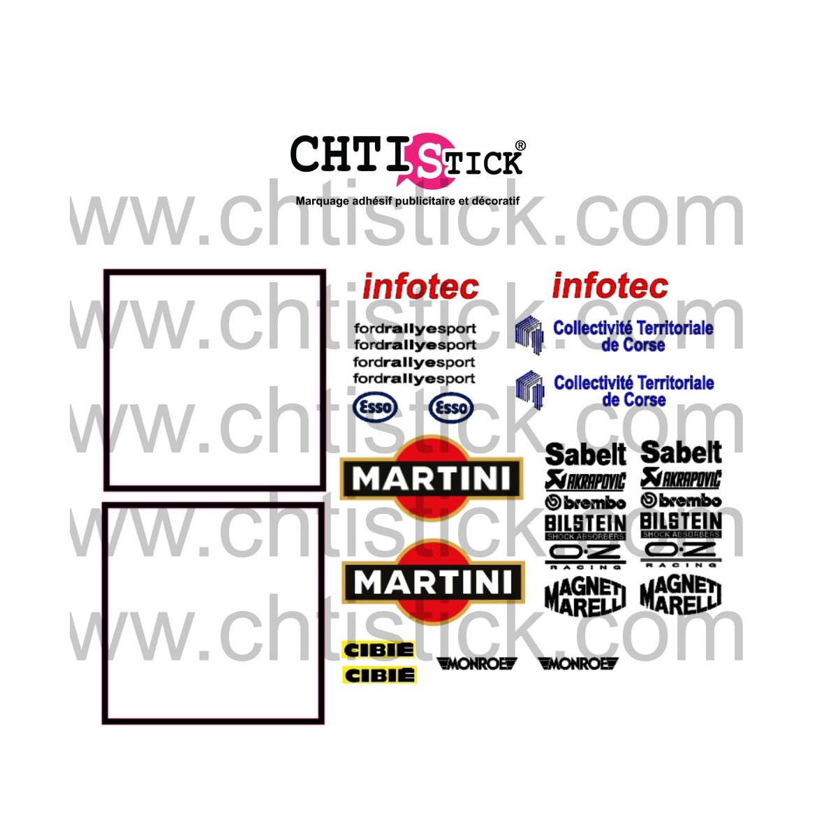 chtistick Commande sponsors Mr Faguet