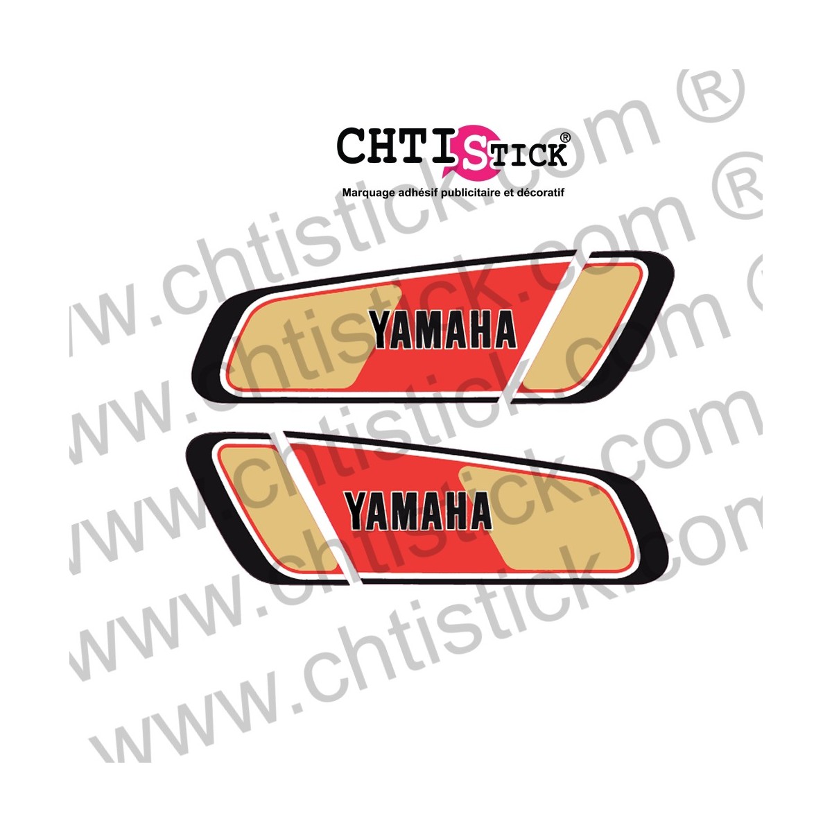 Stickers YAMAHA 500 XT 1977