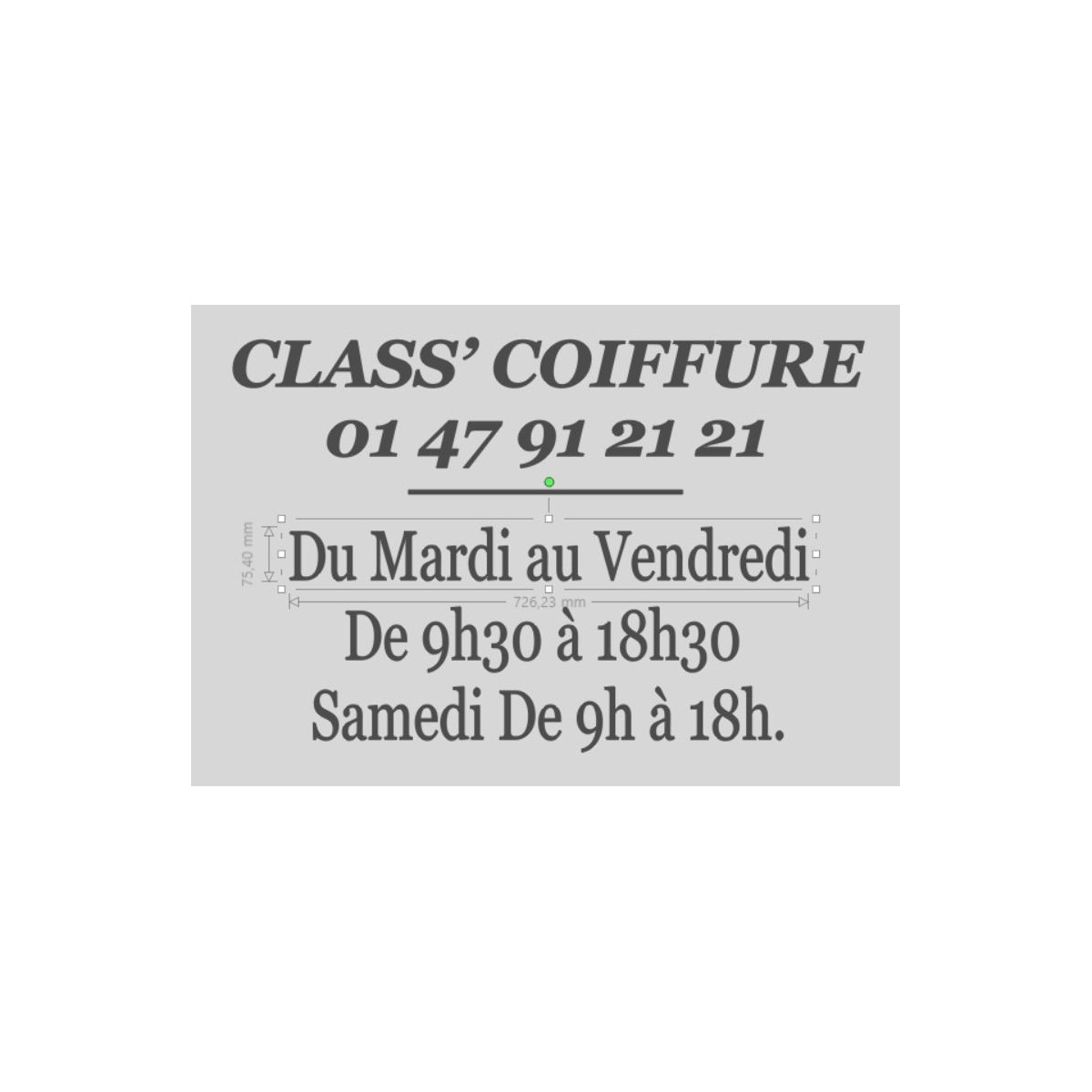 COMPLEMENT CLASS COIFFURE