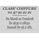 COMPLEMENT CLASS COIFFURE