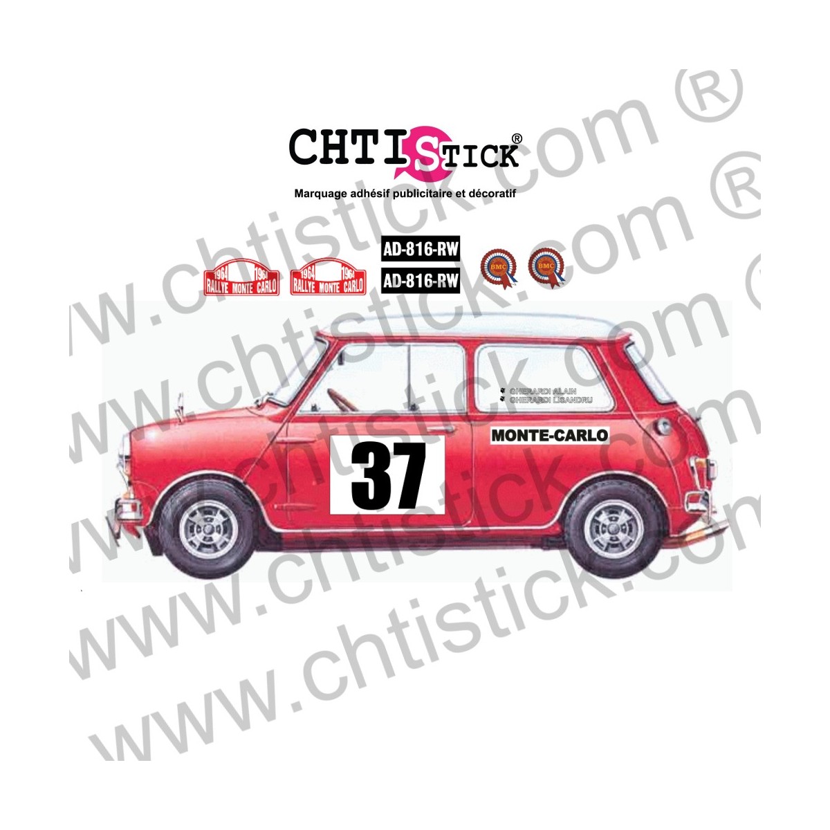 chtistick Kit déco Austin alain