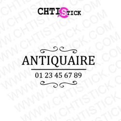 AUTOCOLLANT ANTIQUAIRE