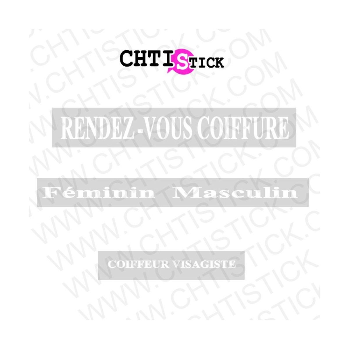 3 AUTOCOLLANTS LETTRAGES PERSO