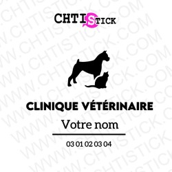 STICKERS CLINIQUE VETERINAIRE