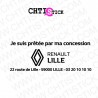 FLOCAGE VITRE ARRIERE RENAULT