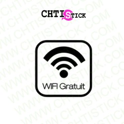 AUTOCOLLANT WIFI GRATUIT