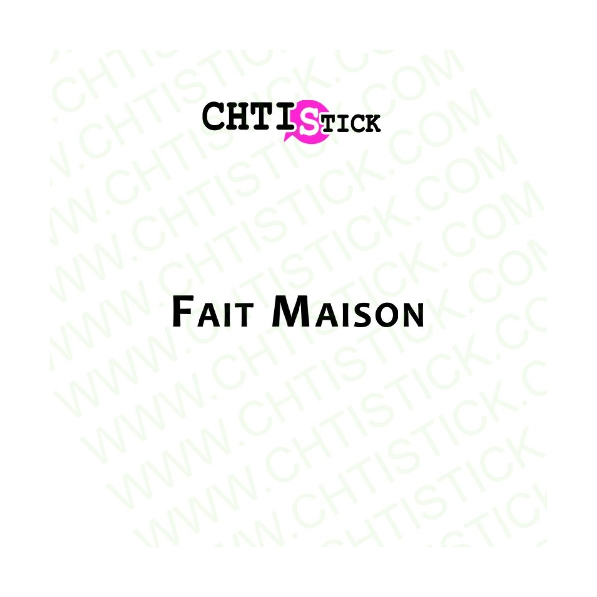 AUTOCOLLANT FAIT MAISON