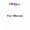 chtistick AUTOCOLLANT FAIT MAISON