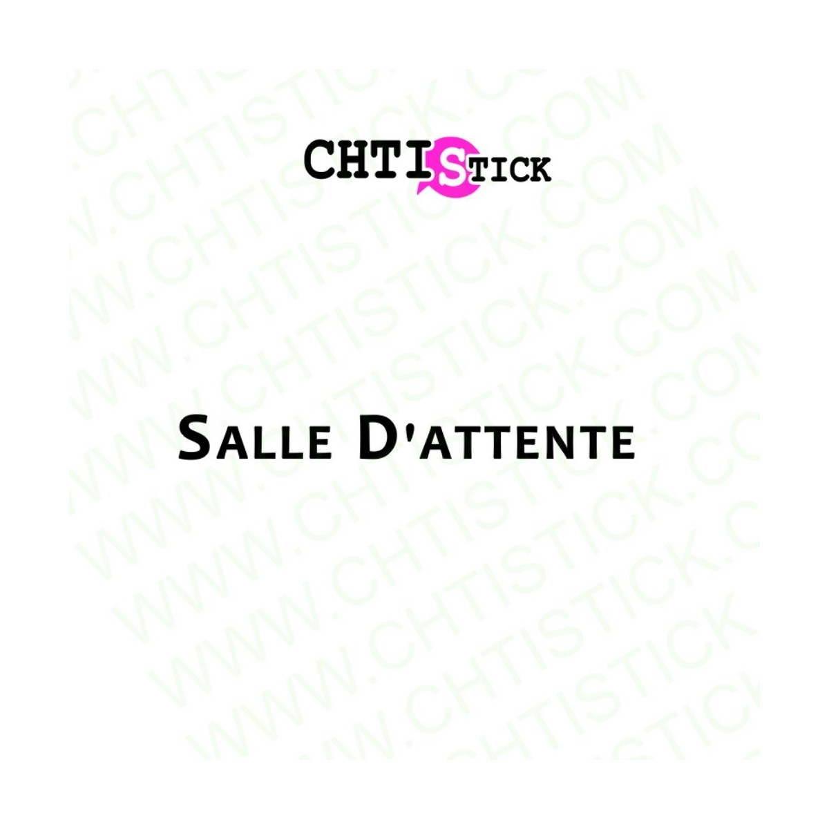 AUTOCOLLANT SALLE D ATTENTE