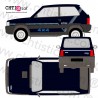 KIT PANDA VAL D'ISERE MK4 1992 BLEUE NUIT
