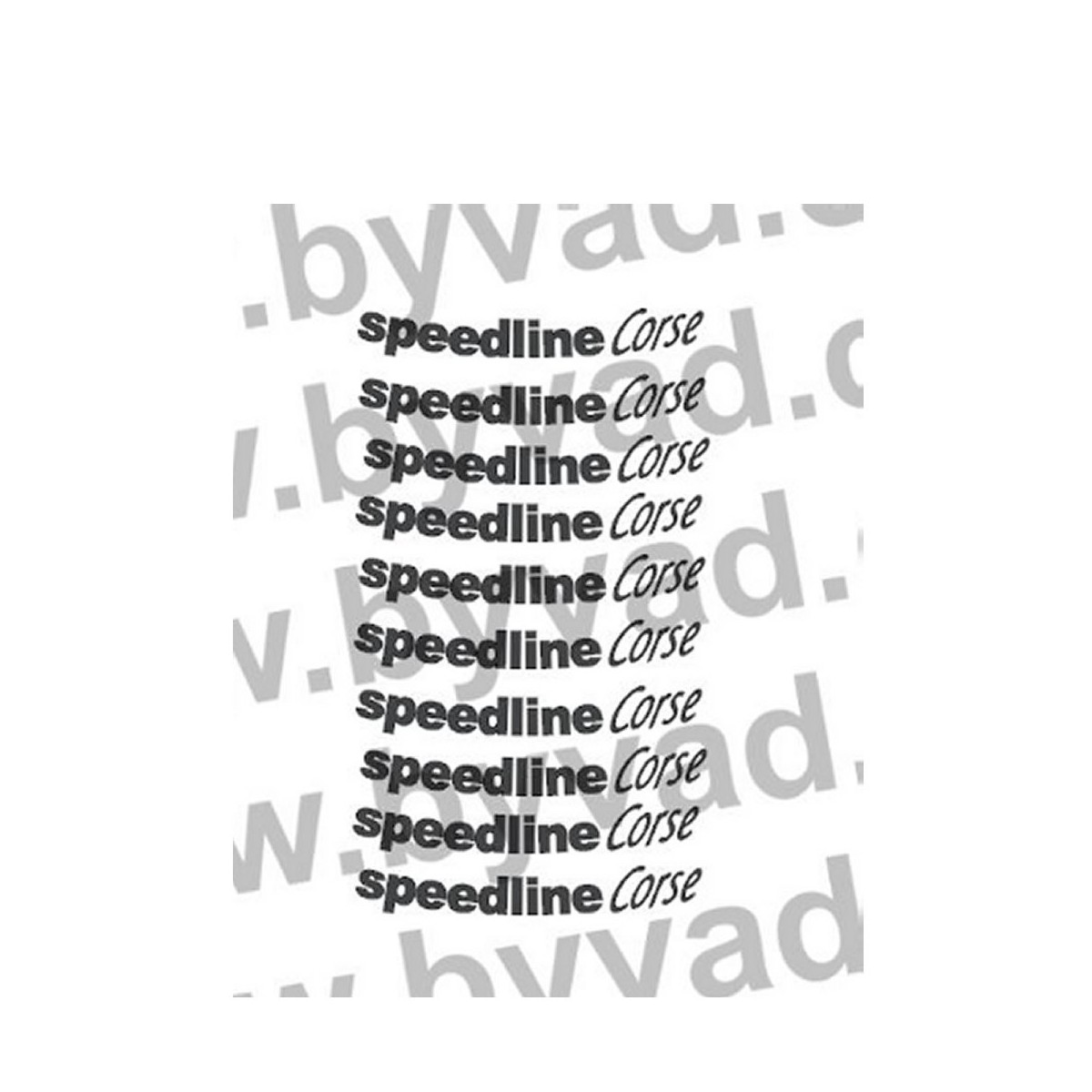 chtistick LOT 10 stickers jante Speedline Corse