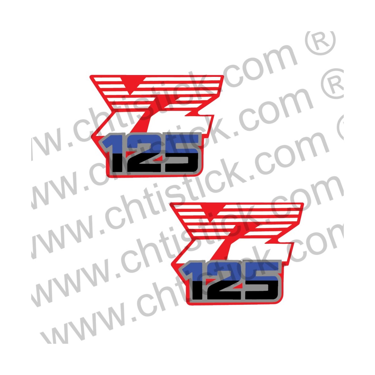 Stickers de Réservoir YAMAHA YZ 1986