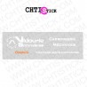 chtistick PUBLICITE VITRE ARRIERE GARAGE