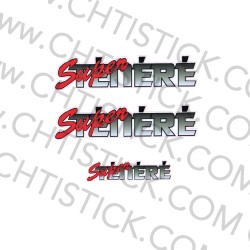 chtistick 3 Autocollants Yamaha SUPER TENERE