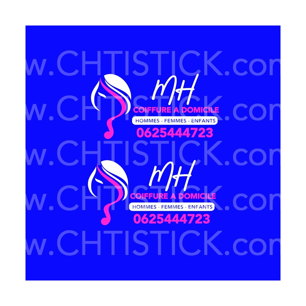 chtistick AUTOCOLLANTS SPONSORS RALLYE MH