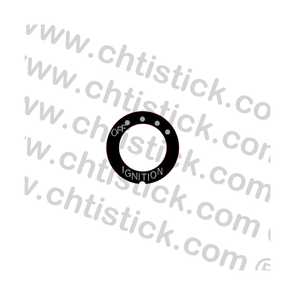 Autocollant de contacteur démarrage RDX