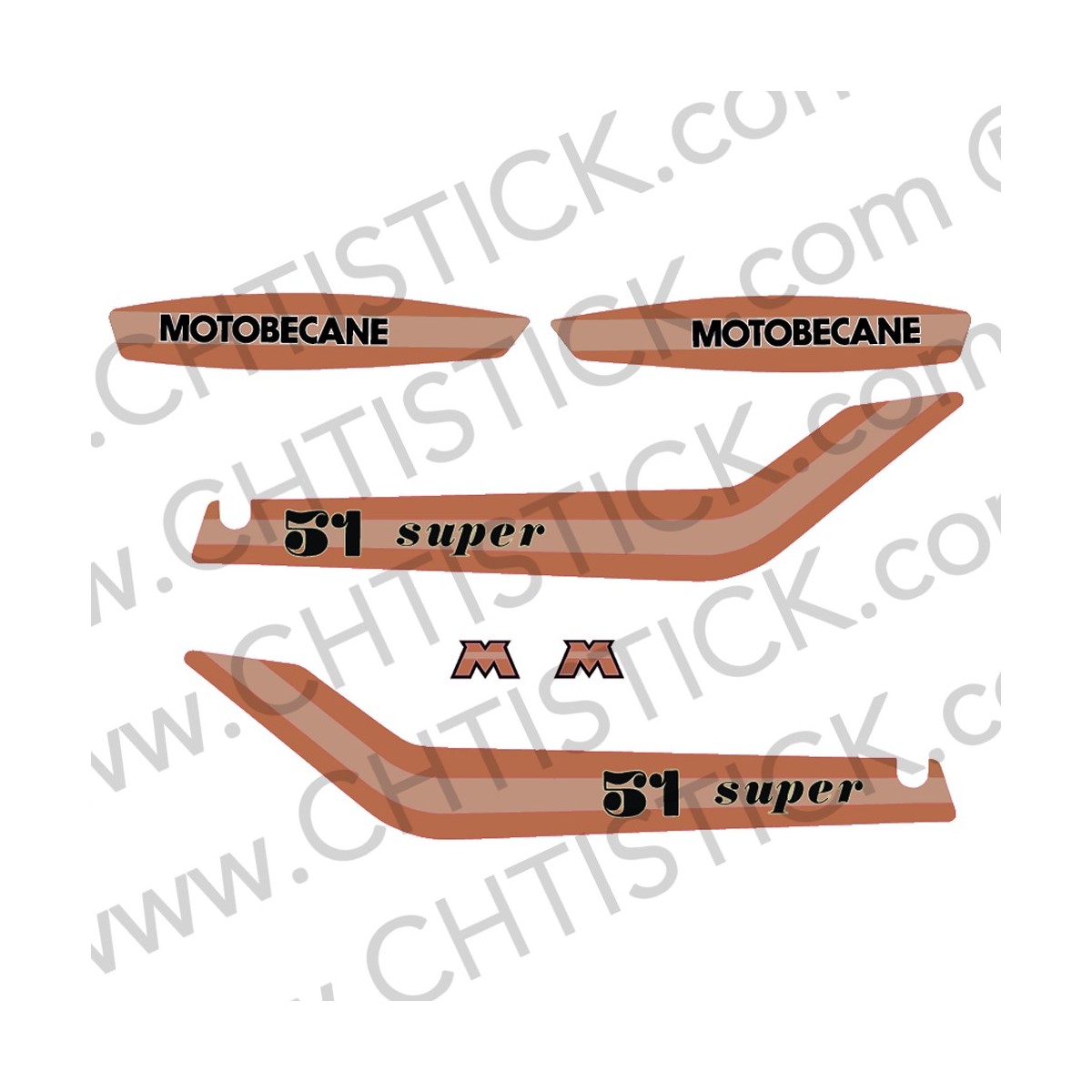 Stickers Motobécane 51 Super