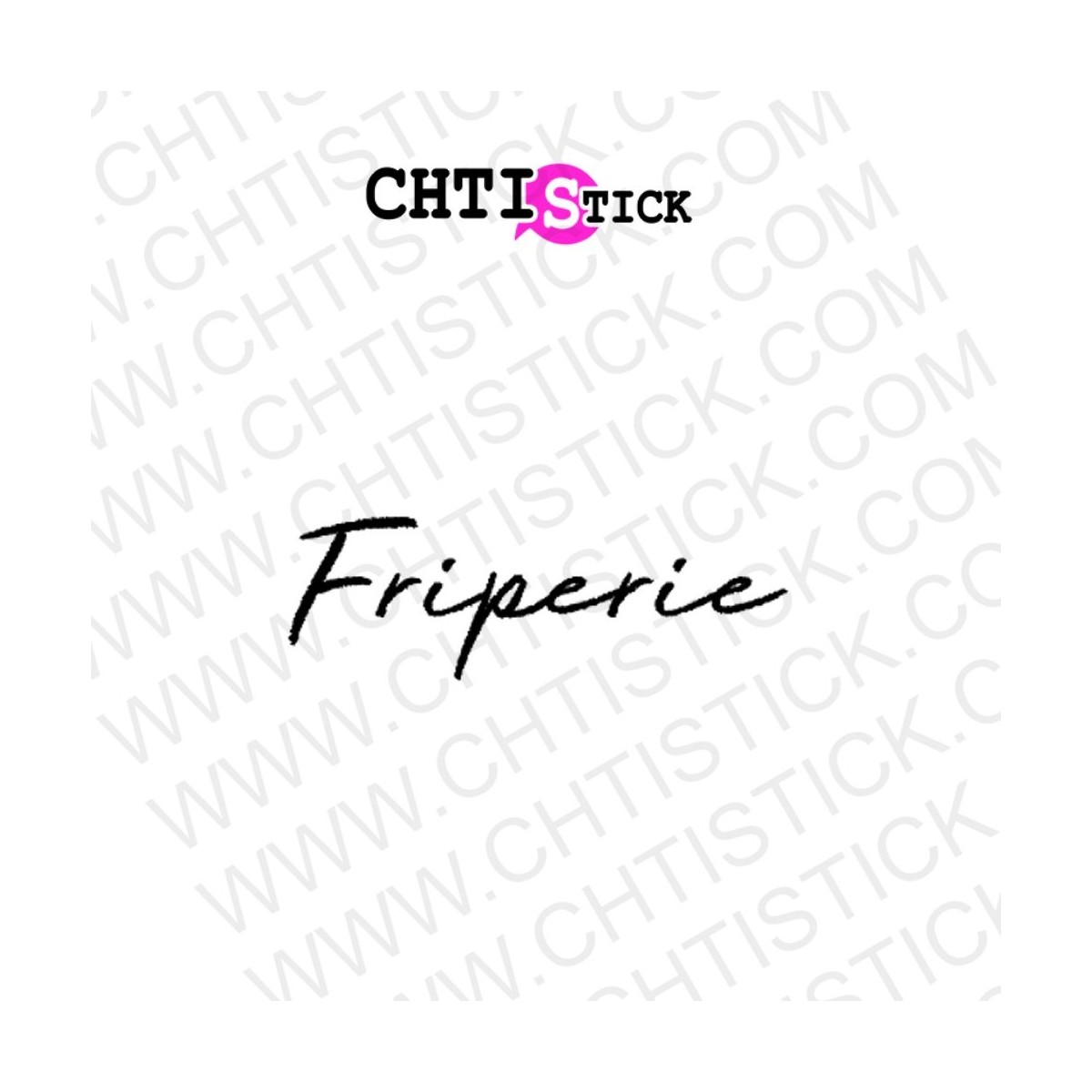 STICKER LETTRAGE FRIPERIE 2