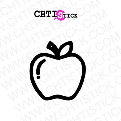 STICKER FRUIT POMME