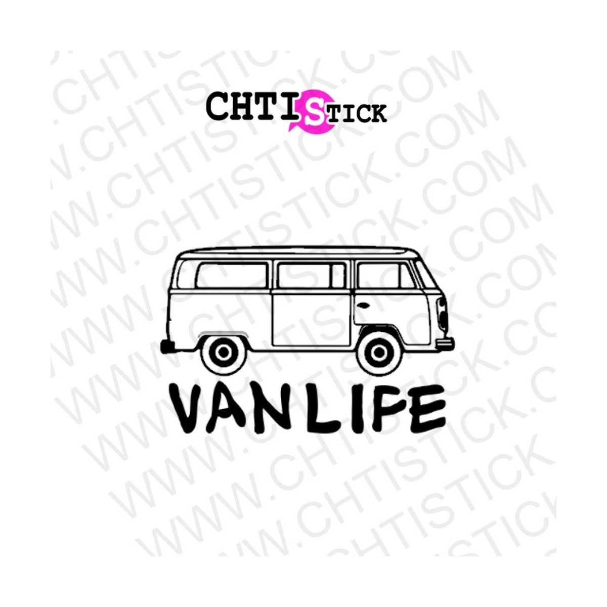 STICKERS VAN LIFE COMBI