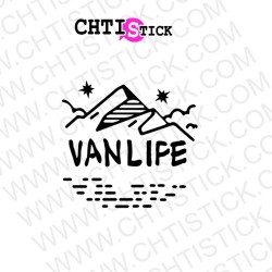 STICKERS VAN LIFE MONTAGNE 2