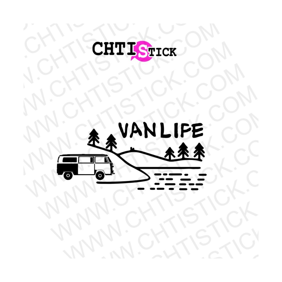 STICKERS VAN LIFE COMBI 2