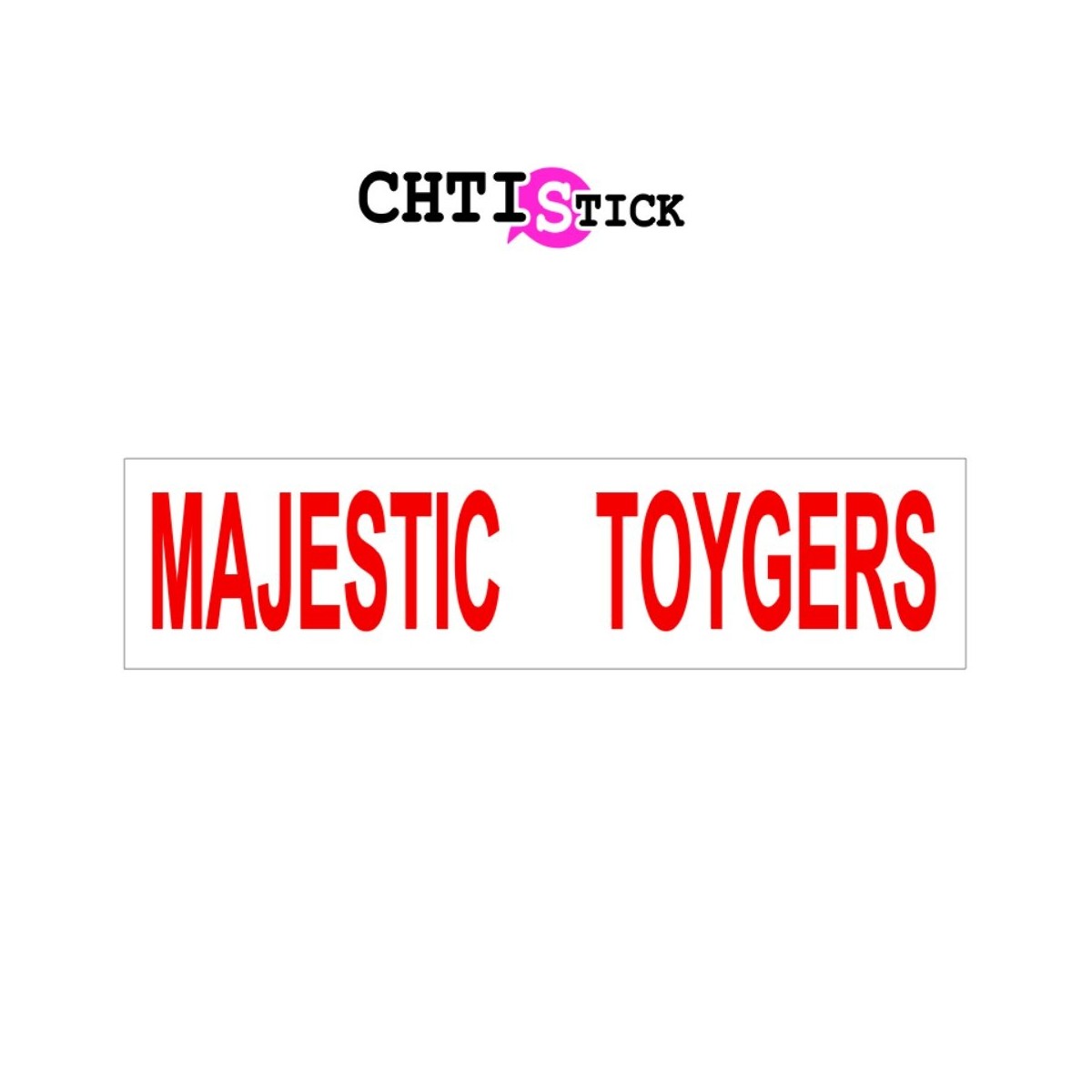 chtistick ELECTROSTATIQUE PERSONNALISE