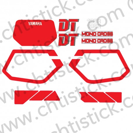 STICKERS YAMAHA 125DTR 1991 R b