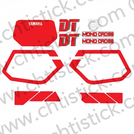 STICKERS YAMAHA 125DTR 1991 R b