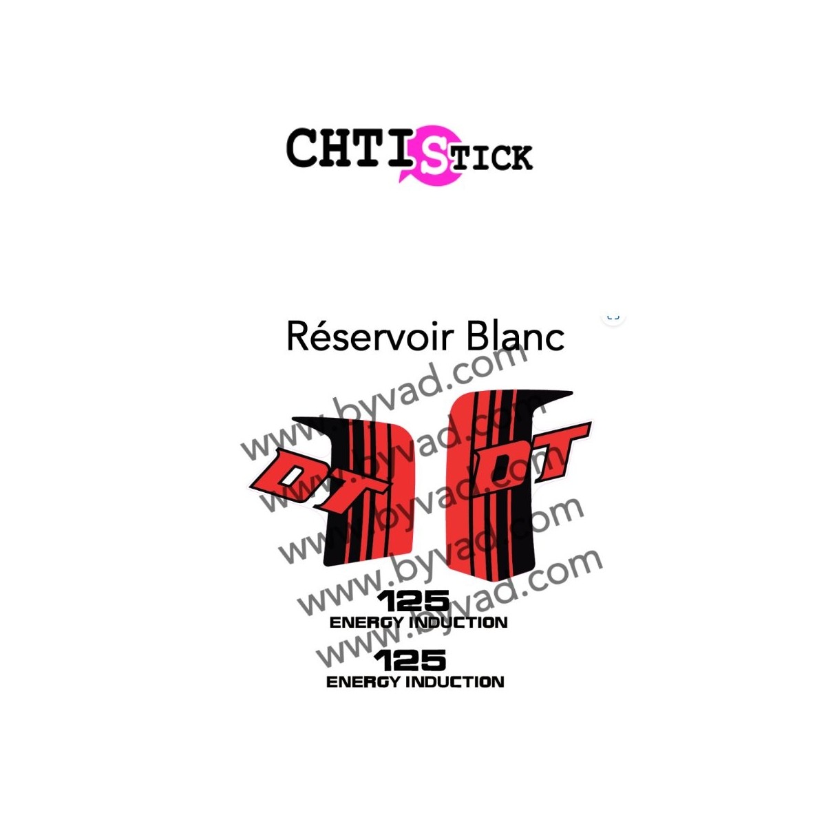 STICKERS YAMAHA 125 DTLC 10V 