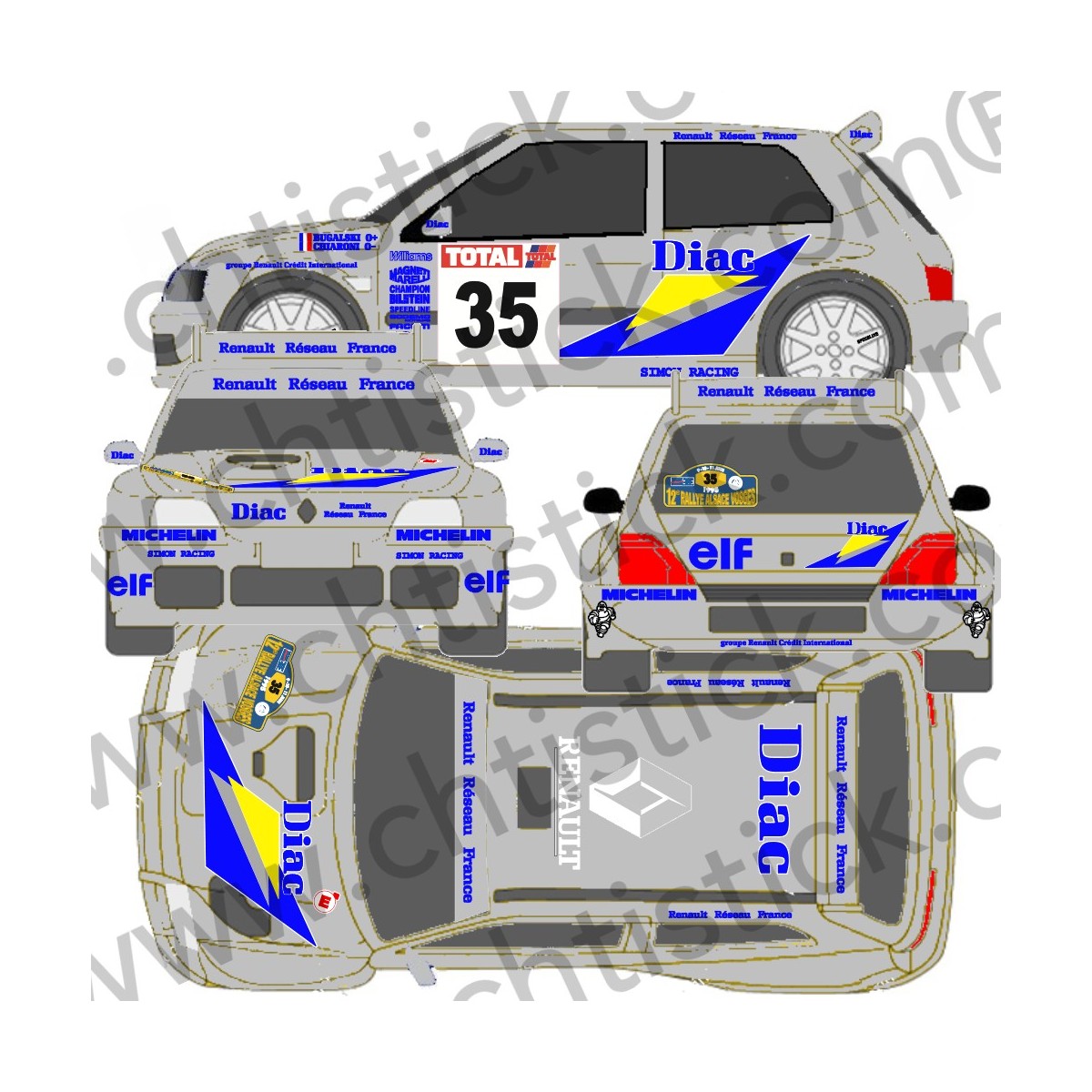 chtistick DECO BUGALSKI VOSGES 95