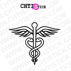 AUTOCOLLANT CADUCEE MEDICAL 7