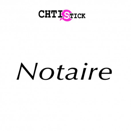 AUTOCOLLANT NOTAIRE 1.6 M