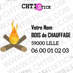 MARQUAGE PLATEAU BOIS DE CHAUFFAGE