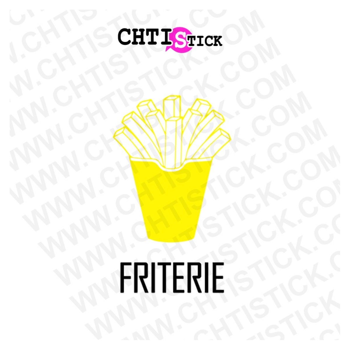 chtistick STICKERS FRITERIE 4