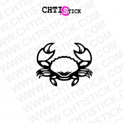 STICKERS CRABE